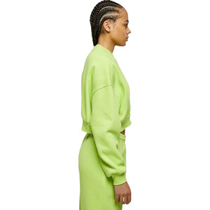 Sudadera Corta de Forro Polar para Mujer, Ajuste Personalizado, Antiarrugas, Transpirable, de Secado Rápido, Estilo Casual Urbano, con Impresión Personalizable - Product Image 4