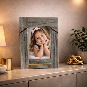 Cadre photo en bois de pin de haute qualité avec verre protecteur pour l'affichage de portraits de famille et la vente au détail - Product Image 2