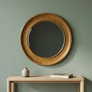 Wooden Round <b>Mirror</b> Frame Rustic Natural Wood <b>Wall</b> Mounted Decorative <b>Mirror</b> <b>for</b> Bedroom <b>Bathroom</b> Living Room - Product Image 1
