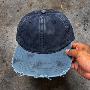 หมวกแก๊ปทรง Dad Hat สไตล์ Y2K แบบทำเก่า ผ้าฝ้ายฟอก 6 แผง ขอบรุ่ย สำหรับคอลเลคชั่นแบรนด์สตรีทแวร์ - Product Image 6