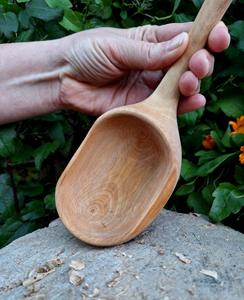 Cuillère à thé en bois écologique, cuillère à café, à thé et à sucre en bois naturel, outil de cuisine réutilisable - Product Image 4