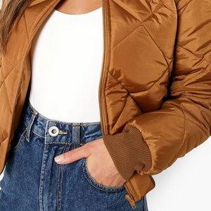 High Quality Custom Collar Design <b>Women</b> <b>Bomber</b> <b>Jackets</b> Top Selling Comfortable Stylish Durable Trendy Everyday Wear <b>Lightweight</b> - Product Image 5
