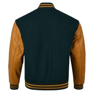 Chaqueta Varsity para Hombre, Chaqueta de Invierno Personalizada de Lana y Cuero, Estilo Béisbol con Parches de Chenilla, Ropa Deportiva Casual Premium - Product Image 6