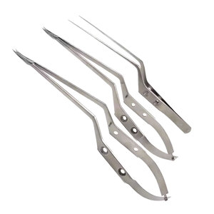 Tijeras Oftálmicas Manuales de Acero Inoxidable Castroviejo Yasargil, Juego de Instrumentos Microquirúrgicos con Certificación CE para Uso Hospitalario MOL - Product Image 1