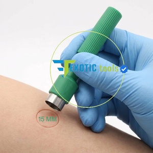 Poinçon de biopsie stérile jetable de haute qualité 15 mm pour la peau, idéal pour les studios de piercing corporel et les ancrages dermiques, Classe I - Product Image 3