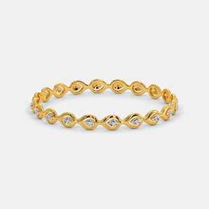 Bracelet en or Eternal Pear Link avec diamants cultivés en laboratoire - Product Image 2