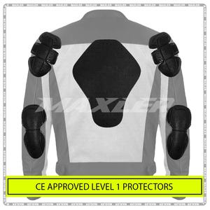 Vêtements de sport homologués CE niveau 2 Veste de moto légère, respirante et imperméable en textile pour hommes, grande taille avec bouches d'aération - Product Image 4