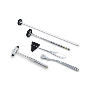 Marteau de réflexe Babinski de haute qualité, ensemble manuel en acier et laiton de qualité supérieure, pour usage neurologique médical, certifié CE - Product Image 1