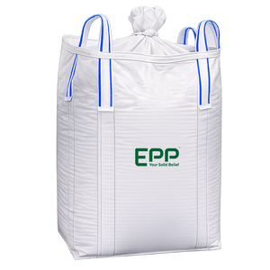 Sacos tubulares grandes de 1 y 2 toneladas, tipo Sling Bag, para cemento, proveedor de Vietnam, sacos industriales FIBC de PP tejido con cierre tipo Duffle Top. - Product Image 1