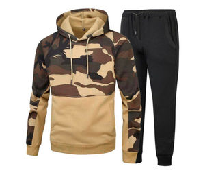 Conjuntos deportivos de forro polar elástico de calidad profesional, los más vendidos, 2 piezas / Conjunto deportivo de diseño más reciente (parte superior e inferior) a buen precio - Product Image 1