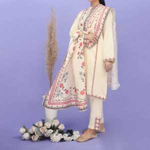 Traje de acrílico adornado de 3 piezas para mujer modelo PW4186 - Product Image 2