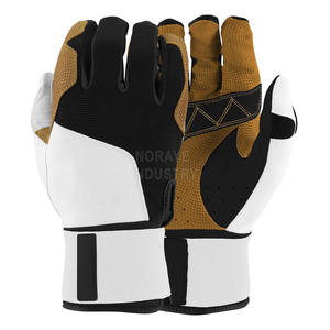 Gants de frappeur de baseball professionnels de qualité supérieure, nouveau design, en cuir de vachette, fermeture auto-agrippante, confortables et durables - Product Image 4