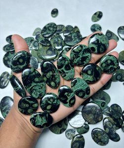 ASHU GEMS - Gemas Sueltas de Jaspe Kambaba Verde Negro Natural de Primera Calidad, Cabujones de Formas Mixtas para Joyería, Venta al por Mayor - Product Image 5