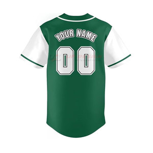 เสื้อเบสบอลแฟชั่นสไตล์สปอร์ตสำหรับทุกเพศ บริการ OEM ออกแบบโลโก้ตามสั่ง เสื้อเบสบอลแขนสั้นสีพื้น - Product Image 3