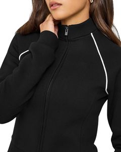 Chaqueta Cortavientos Ligera y Transpirable para Mujer, Fabricada a Medida, con Cierre Completo y Cuello Alto, para Yoga, Running, Gimnasio y Deportes - Product Image 4