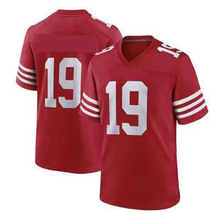 Fabrication professionnelle, prix bas, maillot de football américain personnalisé, logo imprimé, couleur unie, maillot de football américain à vendre - Product Image 4