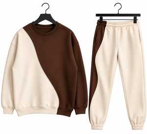 Conjunto Deportivo de 2 Piezas Unisex para Invierno, Sudadera y Pantalones Deportivos, Personalizable, Informal, Transpirable, al Por Mayor - Product Image 3