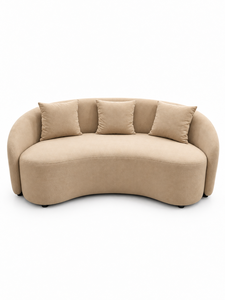 Sofá Curvo Cello de Emerald Sofa, Sofá Redondo Moderno y Contemporáneo para Sala de Estar, Decoración de Estudio, Fabricante de Telas Personalizadas - Product Image 1