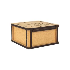 กล่องใส่แหวนคู่ไม้พรีเมียมบุผ้ากำมะหยี่ – กล่องโชว์และกล่องของขวัญสุดหรูสำหรับแหวนหมั้นหรือแหวนแต่งงาน กล่องไฟสำหรับแหวน - Product Image 4