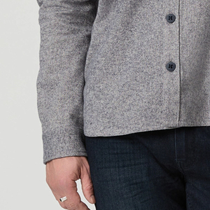 Cheap Rate Men Drop Shoulder T Shirt Loose Fit Contemporary Street Style Casual Wear With Turn <b>Down</b> Collar And Front Pocket 2026 - Product Image 3