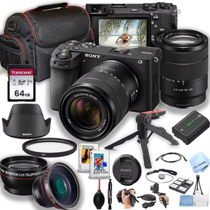 Cámara de Video sin Espejo Alpha A6700 con Lente Zoom Estándar SEL1655G 16-55mm F2.8 G, Sensor CMOS APS-C, Video 8K, Tarjeta SD - Product Image 3