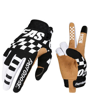 Guantes de Motocross Mx Racing, Guantes de Ciclismo de Verano con Dedos Completos, Antideslizantes, Acolchados con Gel, Absorbentes de Impactos, de Poliéster Térmico - Product Image 4