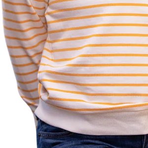 Sweat-shirt rayé blanc et or Sigma Gamma Rho pour femme, style décontracté et confortable, sororité grecque, 1922 - Product Image 4