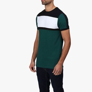 T-shirts pour hommes de qualité supérieure, manches courtes, coton et polyester, prix de gros, prix abordable, coupe classique, lavables - Product Image 1