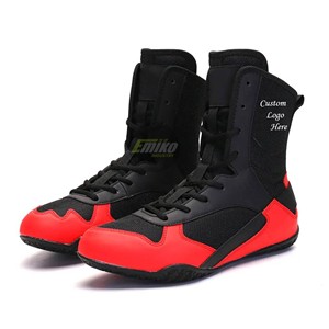 Chaussures de boxe robustes avec panneaux de ventilation en mesh pour une stabilité maximale lors des entraînements intensifs, chaussures de boxe personnalisées - Product Image 6