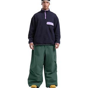 Pantalones de Esquí Holgados Personalizados para Hombre, Pantalones de Nieve Impermeables de Diseño, Pantalones de Nieve Acolchados Holgados para Hombre, Pantalones de Snowboard al por Mayor OEM - Product Image 5
