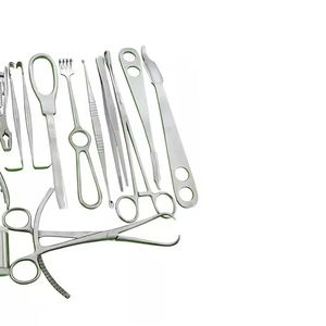Juego de 10 instrumentos de acero para cirugía nasal, mini ginecología, ortopedia básica, laparotomía, veterinaria, rodilla, cirugía menor y mayor. - Product Image 2