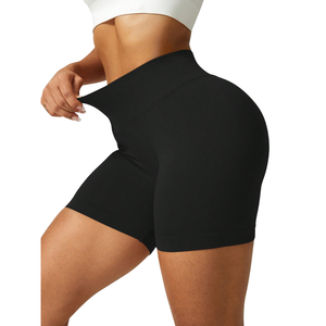 Prix d'usine – Vêtements de sport sans couture taille mi-haute effet push-up, logo personnalisé, séchage rapide, écologiques, respirants, 250 GSM Spandex - Product Image 3