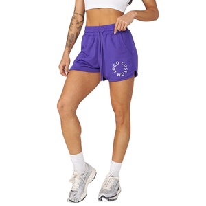 Custom Logo Summer Women Athletic Running Fitness <b>Boxer</b> Blank Plain Gym Sweat Shorts Women Lounge Basketball Sports Yoga Shorts - Product Image 3