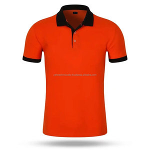 Camiseta de Golf Personalizada para Hombre, de Algodón/Fibra de Bambú, con Logotipo Bordado, Estampado Gráfico, Tejido de Punto, Secado Rápido y Transpirable - Product Image 4