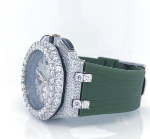 High on Demand Luxury Designed Moissanite <b>Iced</b> <b>Out</b> <b>Watch</b> for Unisex From Indian Supplier at Bulk Price - Product Image 3