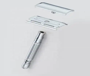 Meilleure vente de rasoir de sécurité classique de qualité supérieure pour hommes lame de rasoir avec étui rasoir de sécurité - Product Image 4