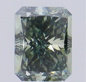 Diamante Cultivado en Laboratorio con Certificación IGI, Corte Radiante de 7.72 CT, Color Verde Intenso Fantasía, Claridad VVS2, CVD LG 604381634, ROYAL GEMS, Joyería - Product Image 1