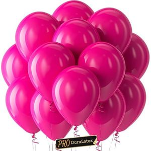 Confezione da 100 Palloncini Rosa Acceso da 12 Pollici, Extra Spessi e Duraturi, Decorazioni per Feste, Accessori per Grandi Celebrazioni di Compleanno - Product Image 1