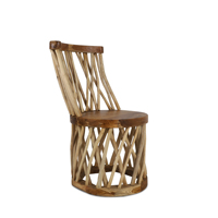 Chaise de salle à manger scandinave en bois durable et écologique pour la maison, l'appartement, l'hôtel et l'entrepôt