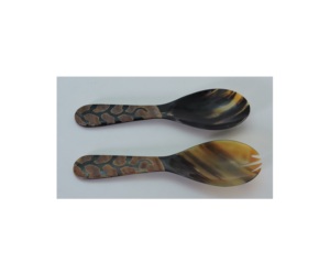 ชุดช้อนสลัดทำจากเขาควายธรรมชาติ งานแฮนด์เมด จำนวน 2 ชิ้น ขายดี ราคาประหยัด - Product Image 6