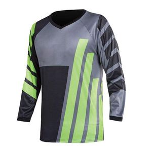 Jersey de Carreras de Alta Calidad para Motociclismo y Motocross, Ropa Deportiva de Secado Rápido, Transpirable, de Poliéster, con Logotipo Personalizado, Manga Larga - Product Image 5