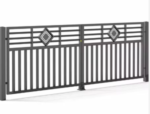 Rampe de balcon moderne en métal noir avec barres verticales pour clôture de terrasse, conception de sécurité pour villa - Product Image 1