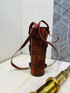 กล้องโทรทรรศน์ทองเหลืองลายโจรสลัดธีมเทวดา โดแลน ลอนดอน 1920 พร้อมซองหนัง โดย OLD WORLD TREASURE HANDICRAFTS - Product Image 6