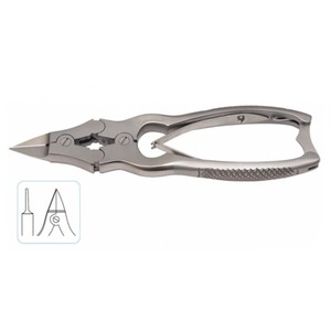 Coupe-ongles double action robuste pour personnes âgées et adultes, ongles épais, lames en acier inoxydable de qualité chirurgicale, ouverture large de 15 mm - Product Image 1