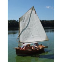Yate Deportivo de Fibra de Vidrio y Madera con Impresión UV Personalizada Atkin Cabin Boy, Crucero Clásico de Cabina Pequeña K267