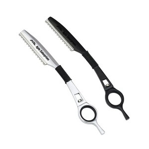 Rasoirs de coiffure en acier inoxydable de haute qualité, personnalisés, à lame droite, pour la coupe, rasoir professionnel pour barbier et salon de coiffure - Product Image 4