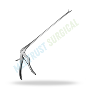 Rongeur pituitaire à courbe latérale 12 pouces 15 °   Rongeur chirurgical à courbe latérale pour la chirurgie de la colonne vertébrale - Product Image 3