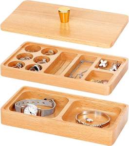 Boîte de rangement en bois en gros avec poignées – Rangement écologique en bois massif pour la maison et le jardin, impression personnalisée disponible - Product Image 4