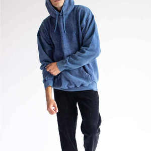 เสื้อฮู้ดดี้ผู้ชายไซส์ใหญ่ คุณภาพพรีเมียม สกรีนโลโก้ได้ตามต้องการ สไตล์ลำลอง สตรีทแวร์ ทรงหลวม ดีไซน์สวมใส่สบาย - Product Image 2