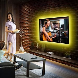 Kit di Illuminazione per TV LED e Monitor, Striscia LED RGB Impermeabile da 2 Metri con USB e Telecomando, Luci a Striscia Intelligenti - Product Image 4